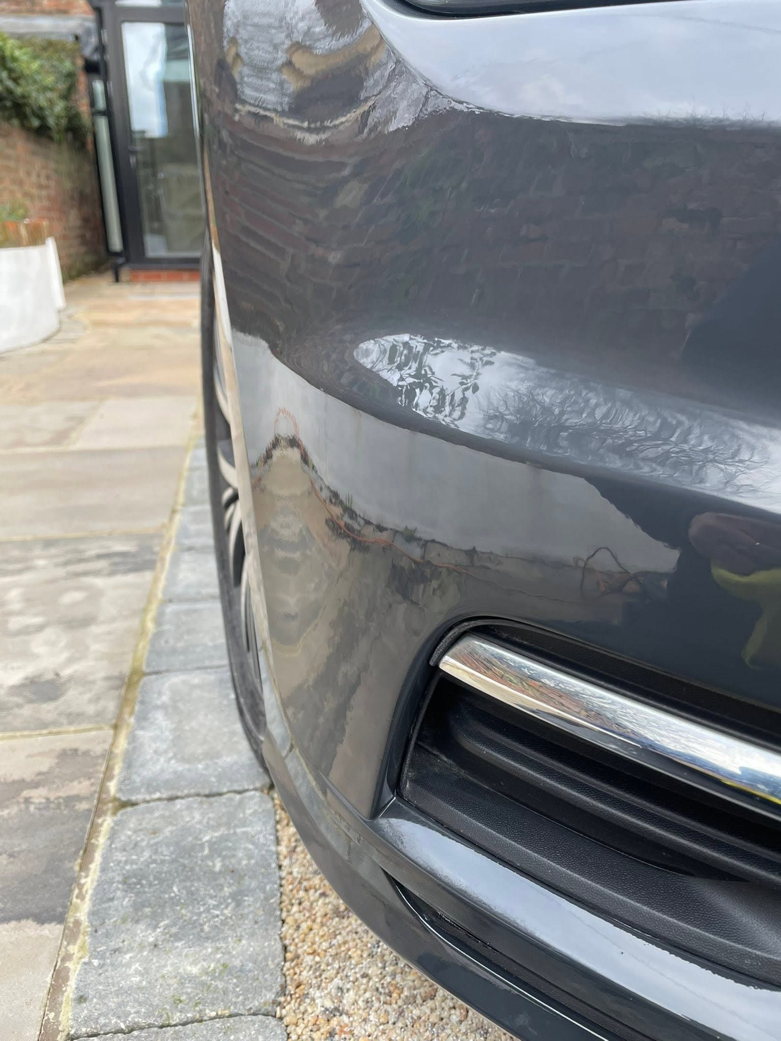 After bumper repair
